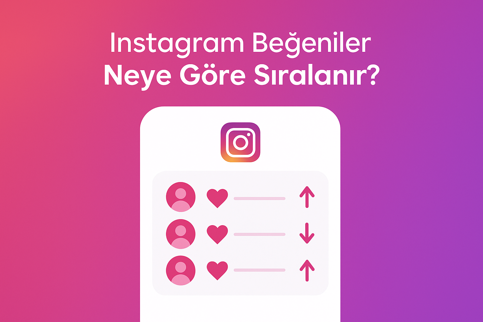 Instagram Beğeniler Neye Göre Sıralanır?